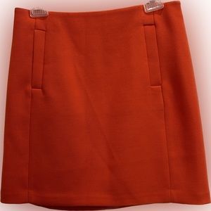 Banana Republic Women’s A Line Skirt Coral Orange